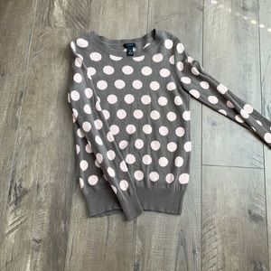 Pink Polka dot sweater